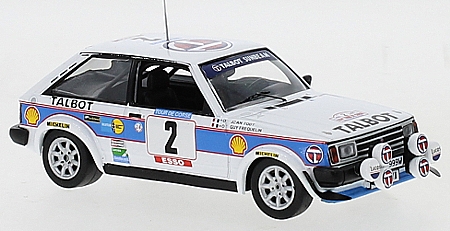 Modell Talbot Sunbeam Lotus Korsika Rallye 1981